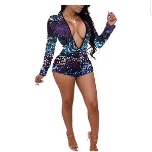 Sequin Romper